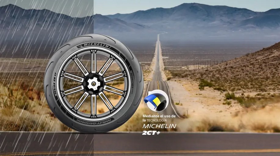 Neumático Michelin Scorcher con tecnología MICHELIN 2CT
